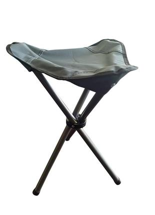Раскладной стул тринога. рыбацкий складной стульчик. табурет для рыбалки, кемпинга, туристический1 фото