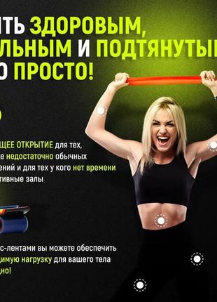 Резинки для фитнеса fit simplify go do набор 5 шт10 фото