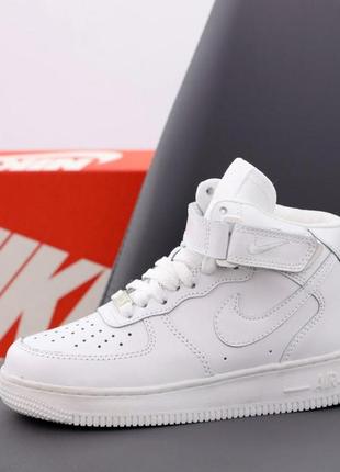 Женские кроссовки nike air force 1 high white 36-37-381 фото