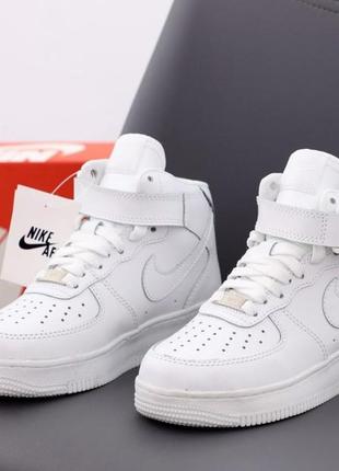 Женские кроссовки nike air force 1 high white 36-37-386 фото