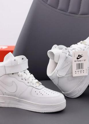 Женские кроссовки nike air force 1 high white 36-37-383 фото