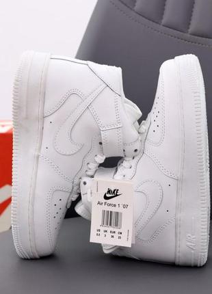 Женские кроссовки nike air force 1 high white 36-37-384 фото