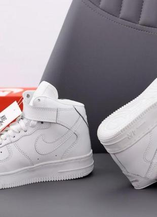 Женские кроссовки nike air force 1 high white 36-37-388 фото