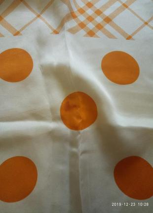 Очень большой шелковый платок pierre cardin, оригинал, винтаж,5 фото