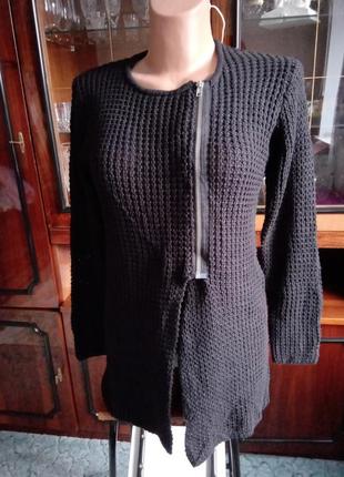Кофта-кардиган крупная вязка р.s
