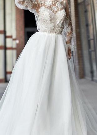 Свадебное платье в стиле бохо1 фото