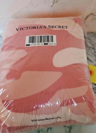 Плюшевий плед victorias secret pink sherpa6 фото