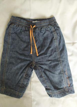 Штаны брюки на мальчика 6-9 мес