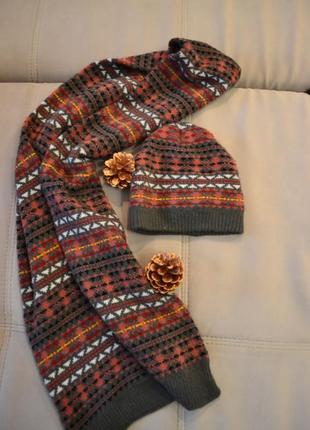 Тепла шапка й шарф colin's