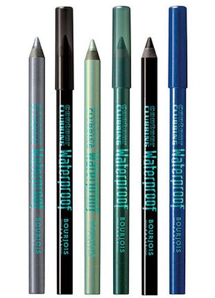 Bourjois карандаш для век водостойкий contour clubbing waterproof 50 изумрудный 1.2g