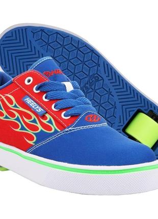 Роликовые кроссовки heelys pro 20 red blue neon green he100999 (34)