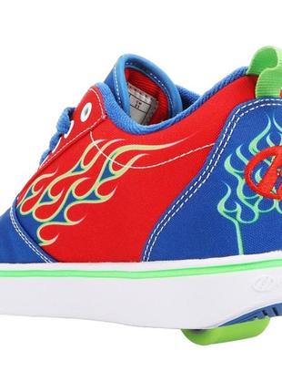 Роликовые кроссовки heelys pro 20 red blue neon green he100999 (34)2 фото