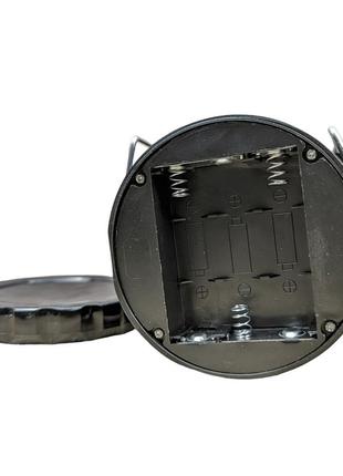 Аккумуляторная переносная кемпинговая лампа solar g85 с солнечной панелью черный4 фото