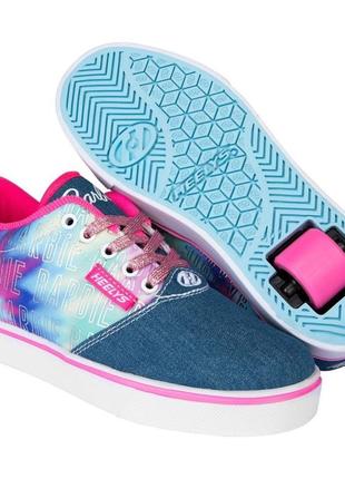 Роликовые кроссовки heelys x barbie pro 20 denim pink child he101076 (34)