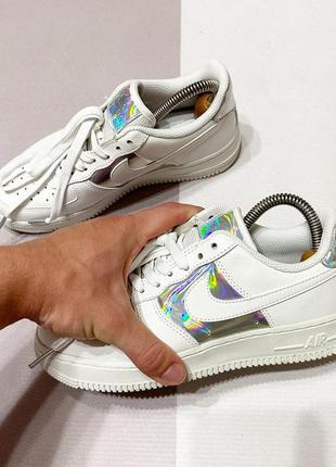 Женские оригинальные кроссовки nike air force 1 кожаные 36 размер5 фото