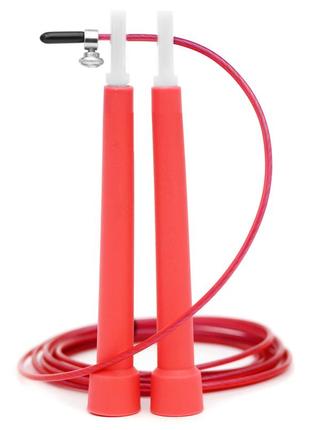 Скакалка швидкісна для кросфіту cornix speed rope basic xr-0167 red poland1 фото