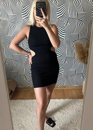 Міні сукня в рубчик zara s 3