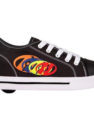 Роликові кросівки heelys classic black white multi he101105 (34)3 фото