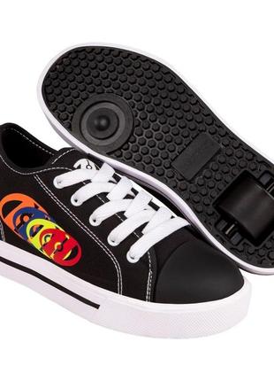 Роликові кросівки heelys classic black white multi he101105 (34)