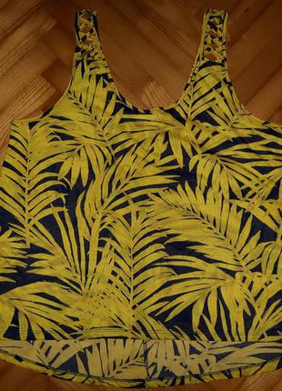 Топ в тропічний принт від h&m! p.-m