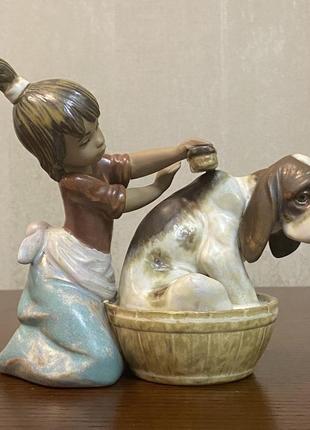 Порцелянова статуетка lladro «стежний купальник».