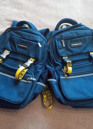 Школьный рюкзак синий1 фото