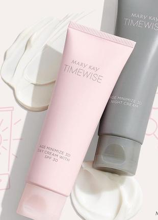 Денний крем зволоження timewise age minimize 3d mary kay.