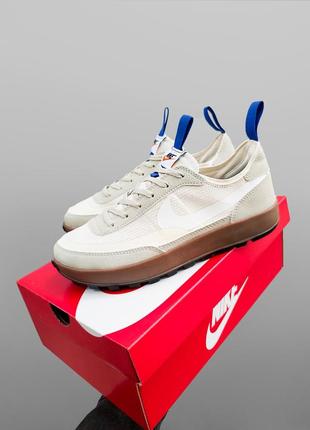 Мужские кроссовки nike craft tom sachs pecan white  #найк
