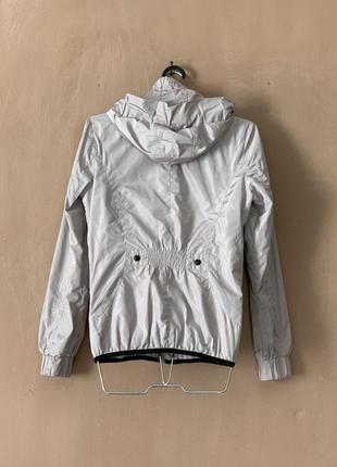 Ветровка легкая куртка женская размер s m с светоотражающим эффектом6 фото