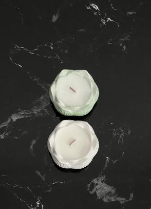Аромасвеча из соевого воска, ароматическая свеча "лотос" от chill out (вишневая бомба)10 фото