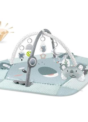 Розвиваючий інтерактивний килимок для дітей - немовлят136х136 см коала nukido koala польща6 фото