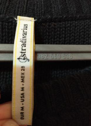 Черный свитер stradivarius3 фото
