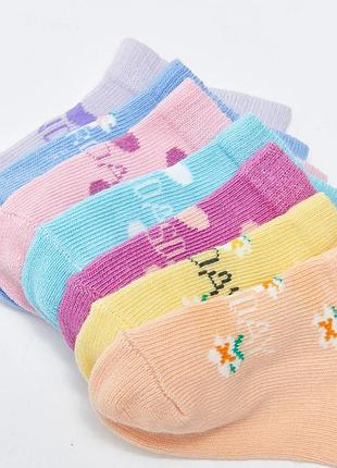1-2/4-5 лет новый фирменный набор малышам носки 7 пар цветы lc waikiki вайкики носки