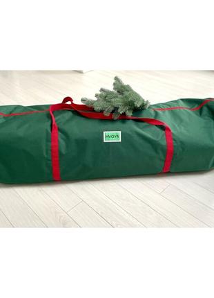 Сумка-чехол для хранения искусственной елки до 2.2 м зелёная