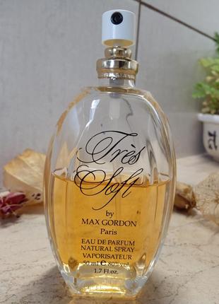 Tres soft, max gordon, mg parfums, edp, ~27 мл из 50 мл, винтаж3 фото