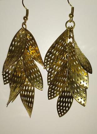 Сережки золотаві