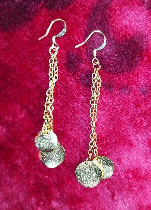 Сережки золотаві