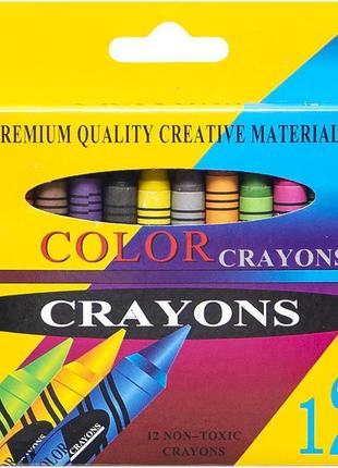 Воскові олівці 12 квітів crayons 2688a2 фото