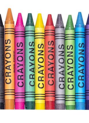 Воскові олівці 12 квітів crayons 2688a3 фото