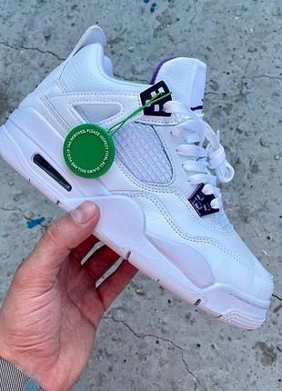 Кроссовки nike air jordan 4 retro metallic purple