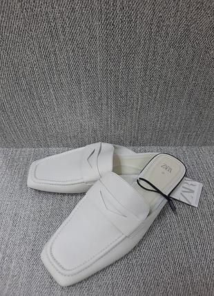 Кожаные мюли