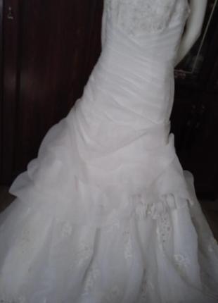 Красивое свадебное платье.9 фото