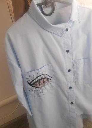Крутезна рубашка в школу, блуза блузка1 фото