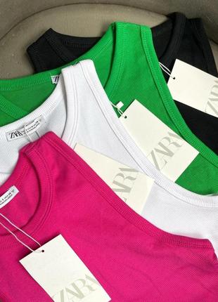 Топи zara в рубчик