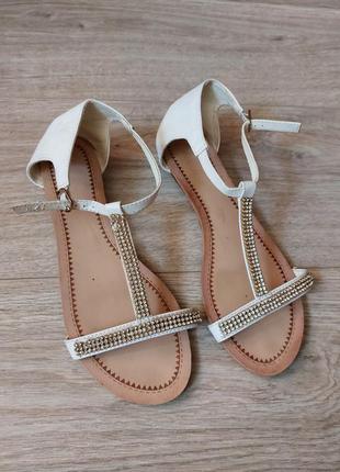 💜💙💛 легкие босоножки со стразами