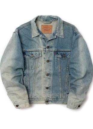 Levis 70503 vintage trucker denim jacket ( 1992 ) мужская джинсовая куртка1 фото