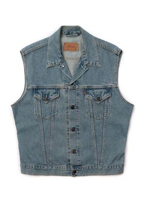 Levis vintage denim vest мужской джинсовый жилет