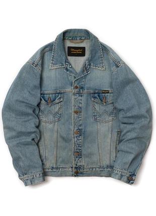 Wrangler western trucker jacket мужская джинсовая куртка