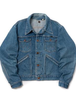 Wrangler vintage denim jacket мужская джинсовая куртка