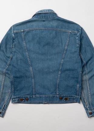 Wrangler vintage denim jacket мужская джинсовая куртка6 фото